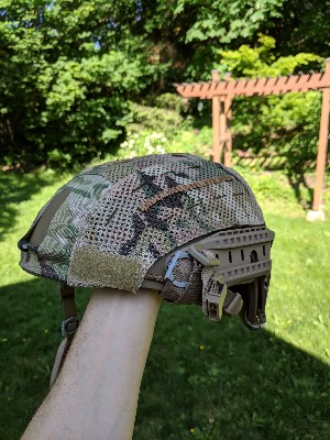 SOLD TMC large airframe helmet with shroud | HopUp Airsoft