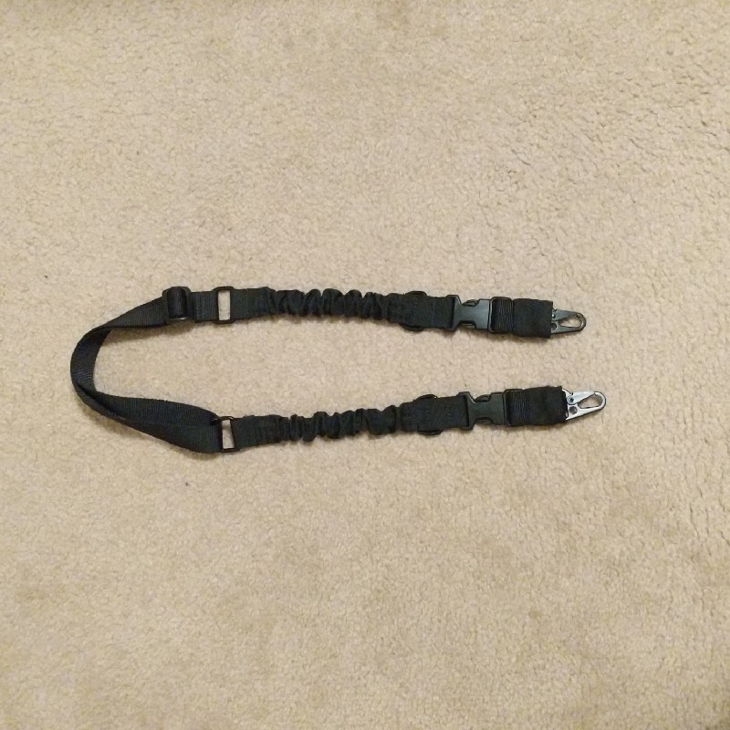 SOLD Black 2 Point Bungee Sling | HopUp Airsoft