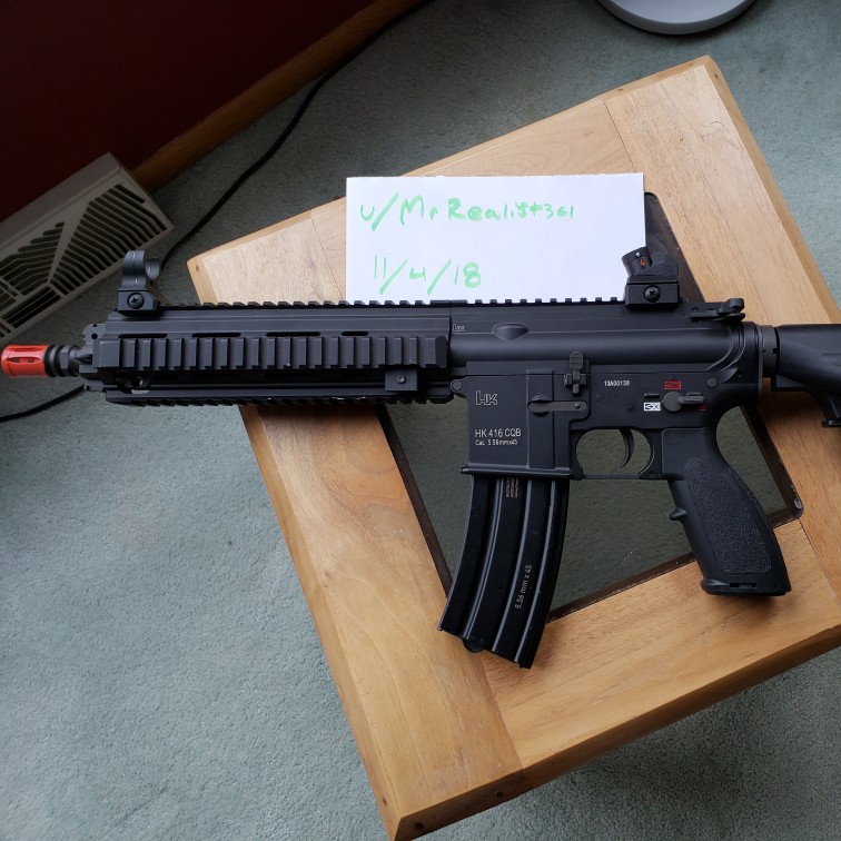 SOLD HK 416 Cqb PRICE DROP!!! | HopUp Airsoft