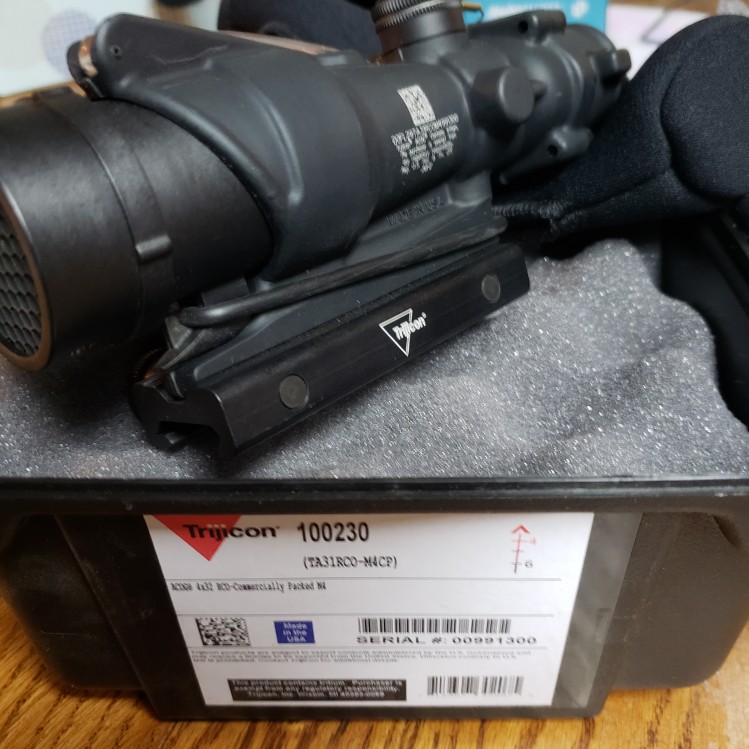 Trijicon ACOG 4X32 RCO Modular Anti-Reflection Device - TA91, New In Box
