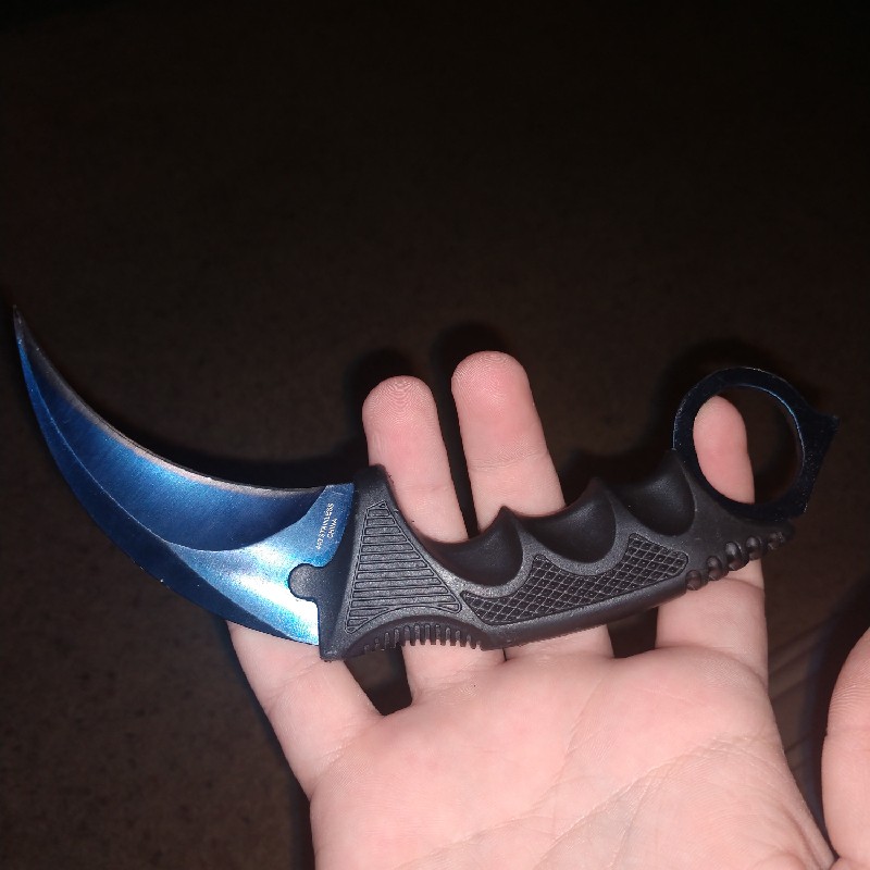 SOLD Blue steel Karambit knife HopUp Airsoft