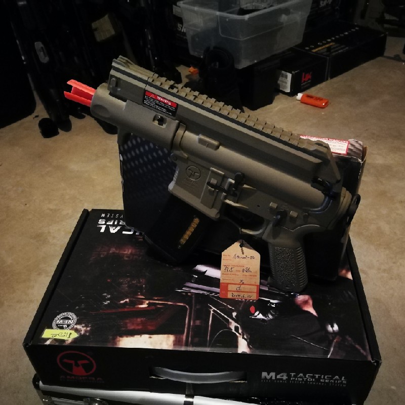 SOLD Ares Amoeba M4 Tactical pistol with mosfet | HopUp Airsoft