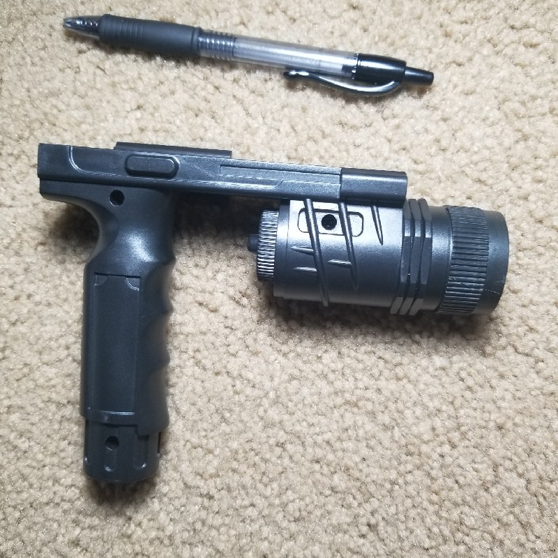SOLD Foregrip with flashlight attachment | HopUp Airsoft