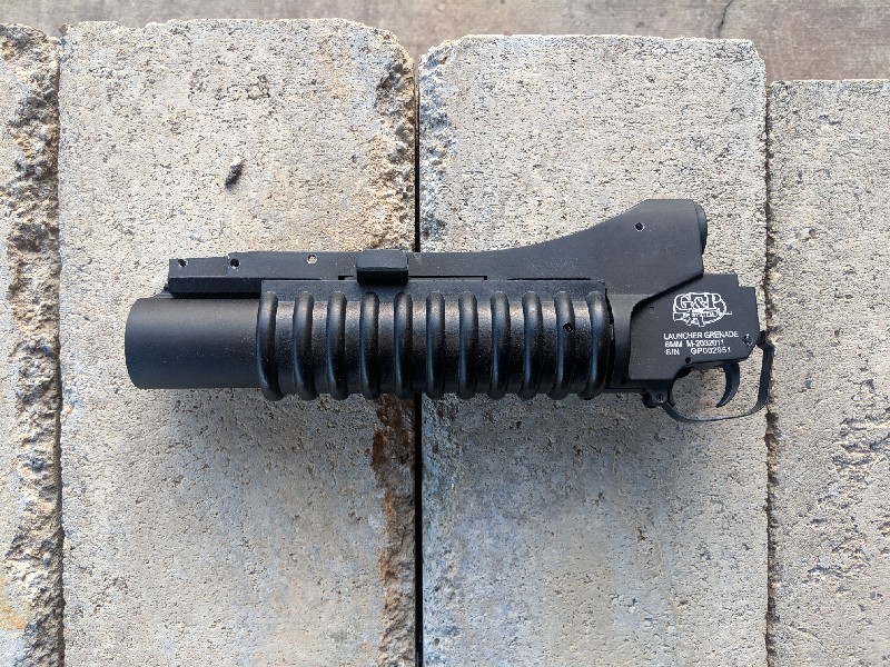 Sold Modified Gandp M203 Grenade Launcher For Mk18 Mod1 Hopup Airsoft