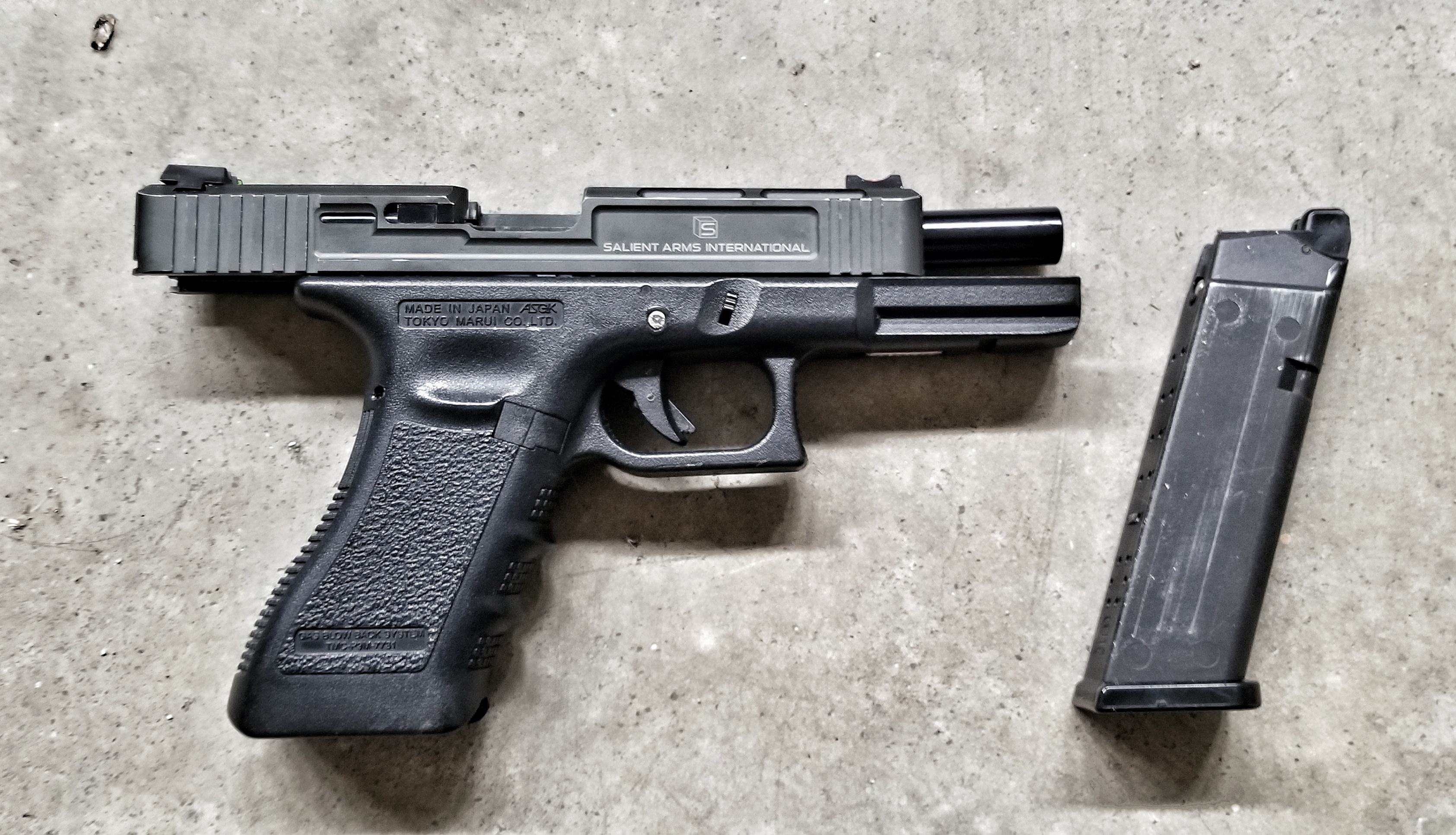 SOLD TM G17 with Salient Arms Slide and Night Sights | HopUp Airsoft