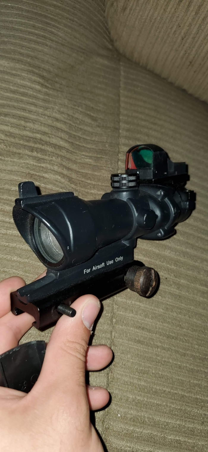 SOLD Acog replica with mini reddot | HopUp Airsoft