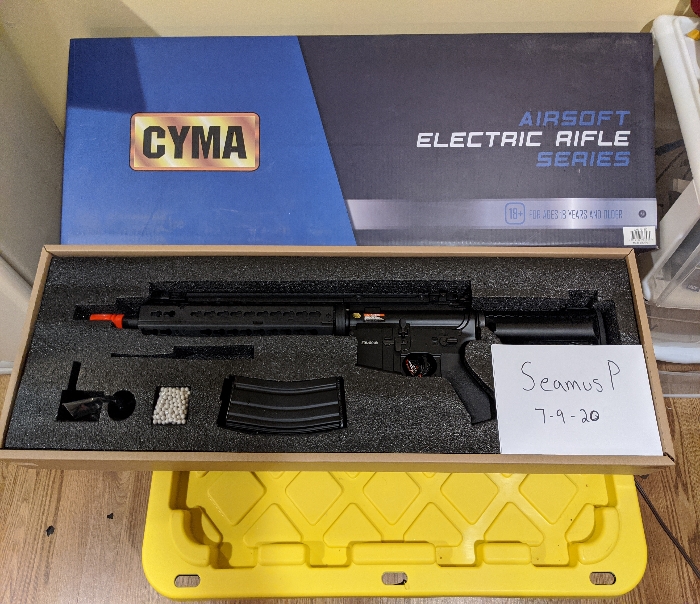 Sold Cyma Full Metal M4 Hopup Airsoft 9415