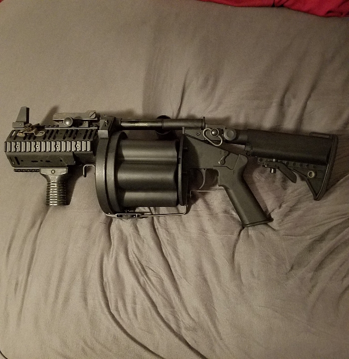 SOLD ICS MGL Revolver Grenade Launcher Gen 2 HopUp Airsoft