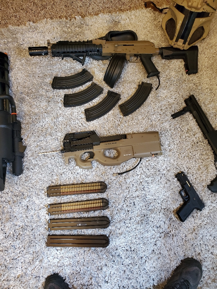 WTS WTT spare HPA guns and gear. Microgun, galactac helmet, beta ...