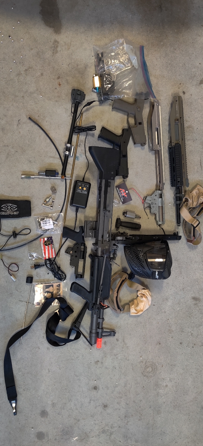 SOLD Masada M60 parts lot | HopUp Airsoft