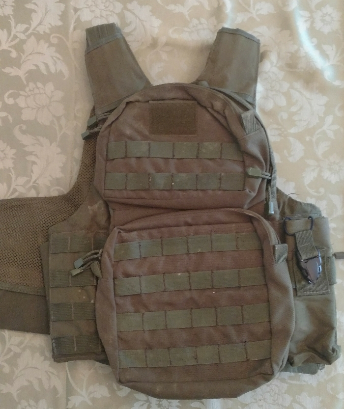 SOLD OD Green Carrier Rig w/ pouches | HopUp Airsoft