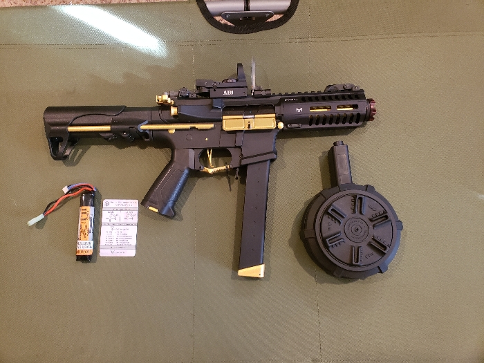SOLD G&G ARP9 Black and Gold Limited Edition | HopUp Airsoft
