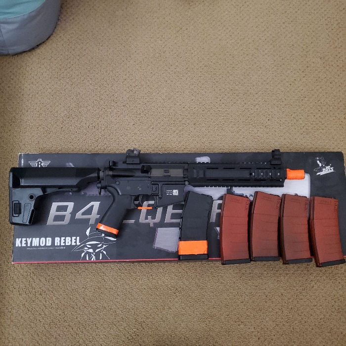 Sold Bolt Airsoft B4 Keymod Rebel B R S S Ebb Airsoft Aeg Rifle Custom