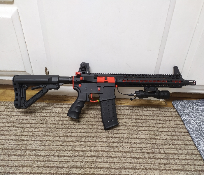 Sold G G Combat Machine Cm16 Srxl Airsoft M4 Aeg With Upgrades Hopup Airsoft