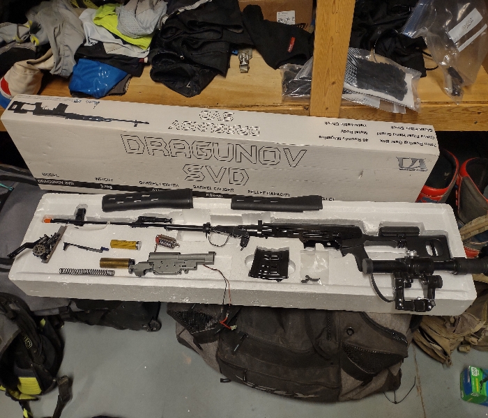 Sold Classic Army Dragunov Svd Hopup Airsoft