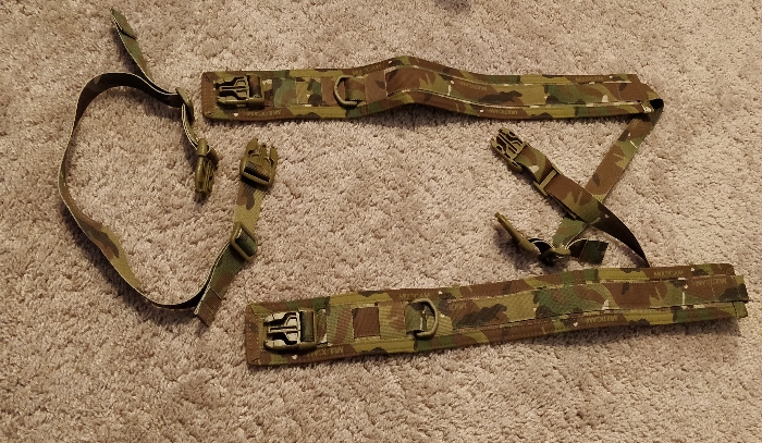 SOLD Multicam Chest Rig Straps X Harness | HopUp Airsoft