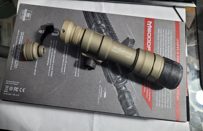 SOLD RS Surefire M600DF Tan & UE tailcap | HopUp Airsoft