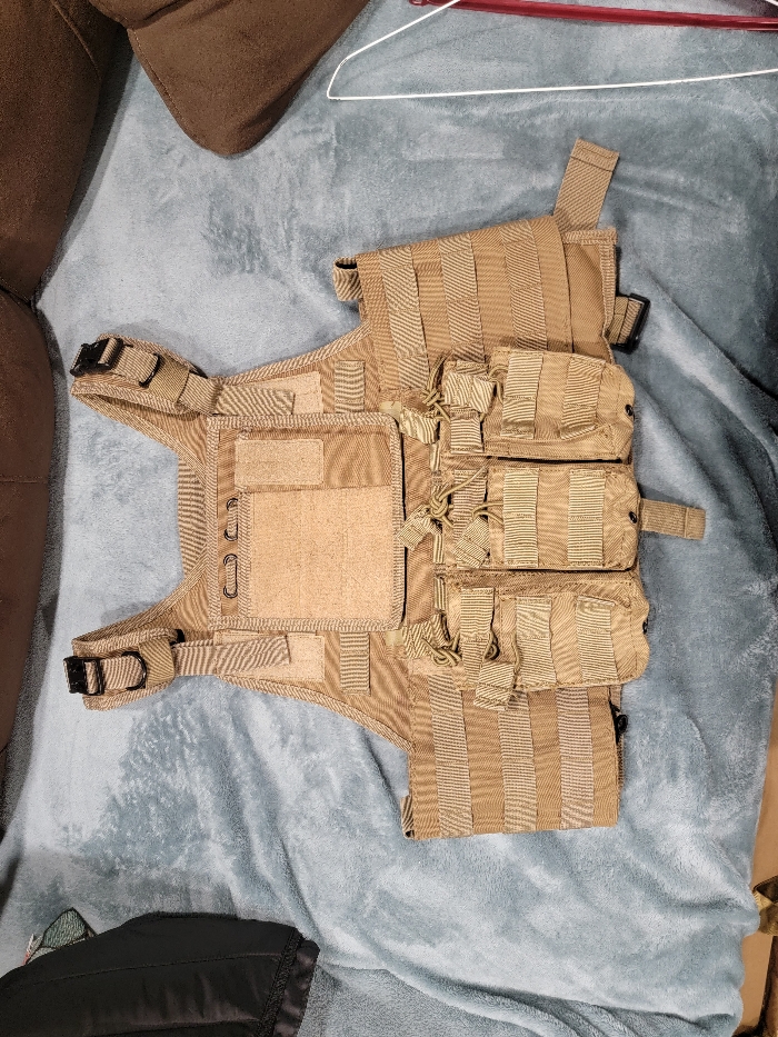 Tan plate carrier | HopUp Airsoft