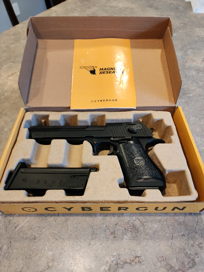 Upgraded WE Desert Eagle RE2 Airsoft GBB Pistol