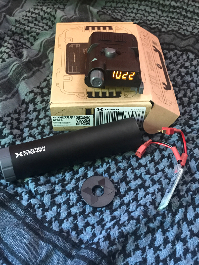 Sold Xcortech X W Tracer Burst Control Chrono Hopup Airsoft