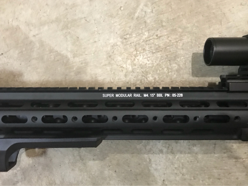 SOLD G&G ebb AEG with replica SMR rail | HopUp Airsoft