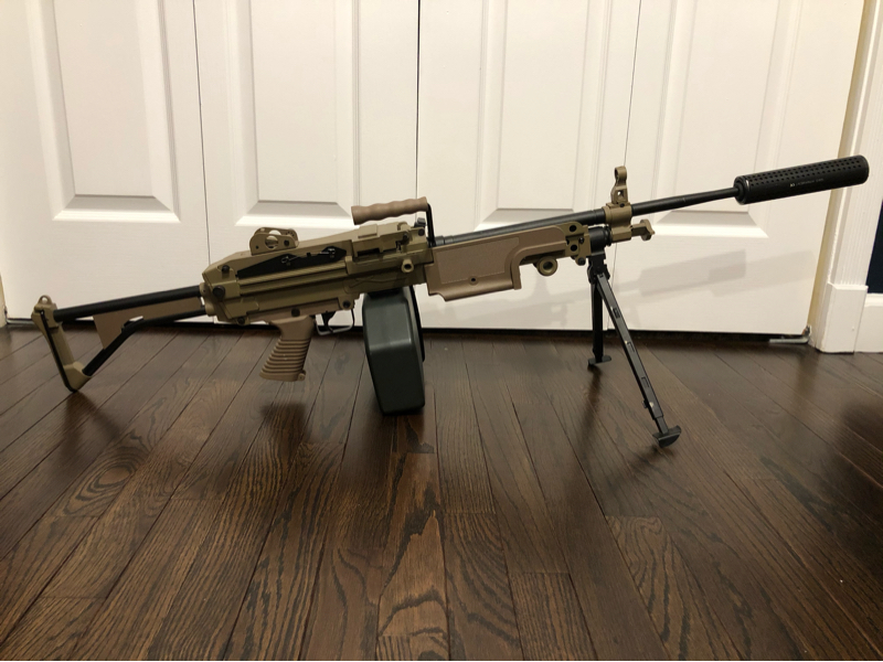 Amped Custom HPA Rifle Build Elite Force H&K 416A5 Tan