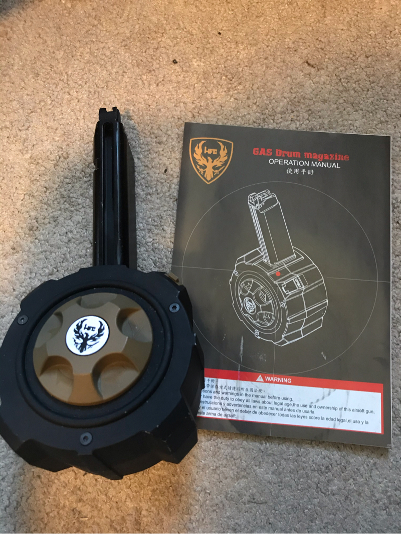 SOLD Leaking HFC Glock Drum Mag HopUp Airsoft