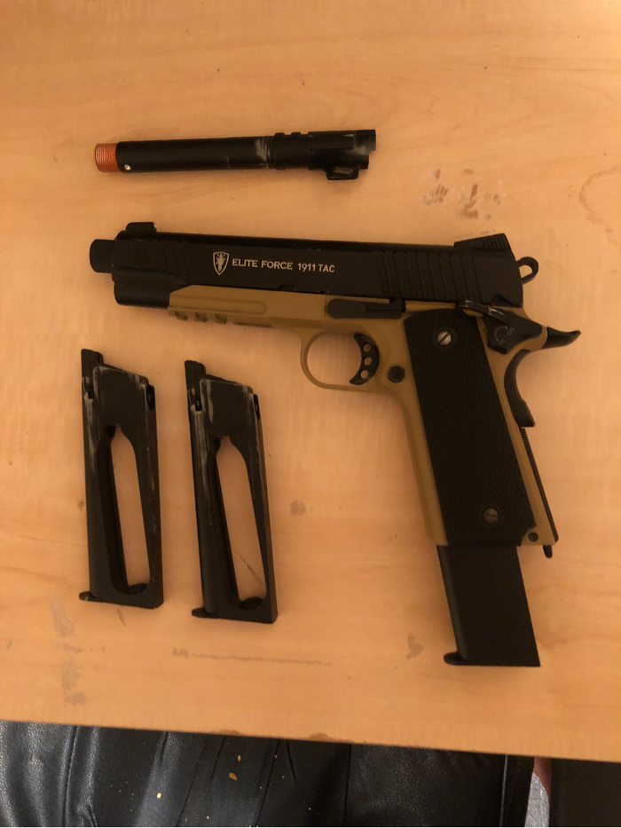 Sold Elite Force 1911 Tac Upgraded Hopup Airsoft 6992