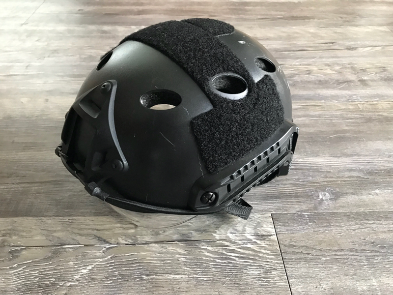 SOLD Helmet (FAST, Emerson, Bump, ext) Black with Visor GOOD CONDITION ...