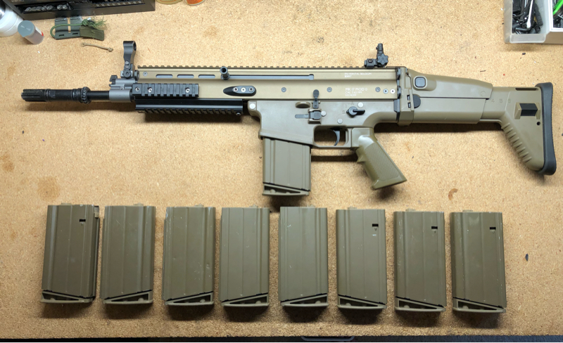 SOLD Tokyo Marui Scar-H 9 Mags! NGRS Next Gen Recoil System MK17