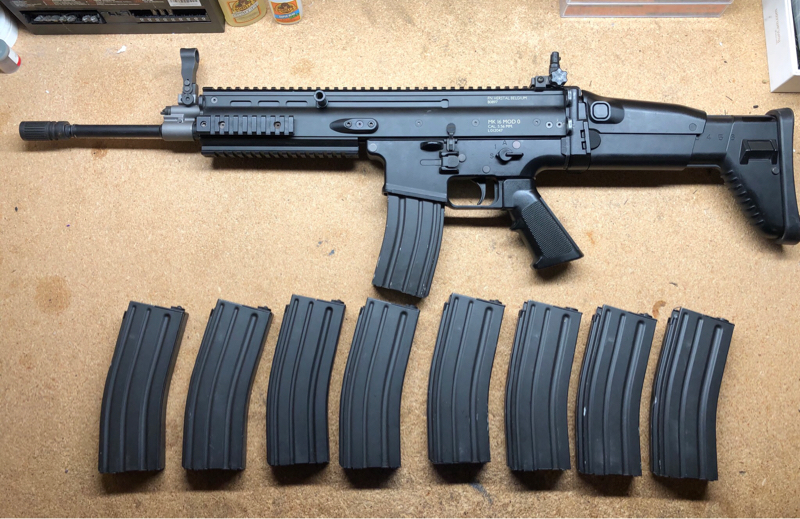 SOLD Upgraded Tokyo Marui Scar-L MK16 NGRS Next Gen Recoil Shock AEG ...