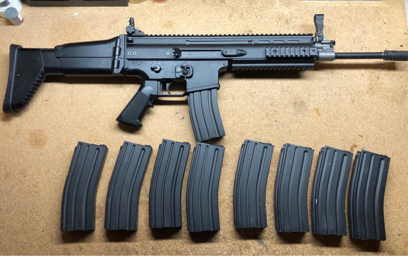 SOLD Upgraded Tokyo Marui Scar-L MK16 NGRS Next Gen Recoil Shock AEG ...