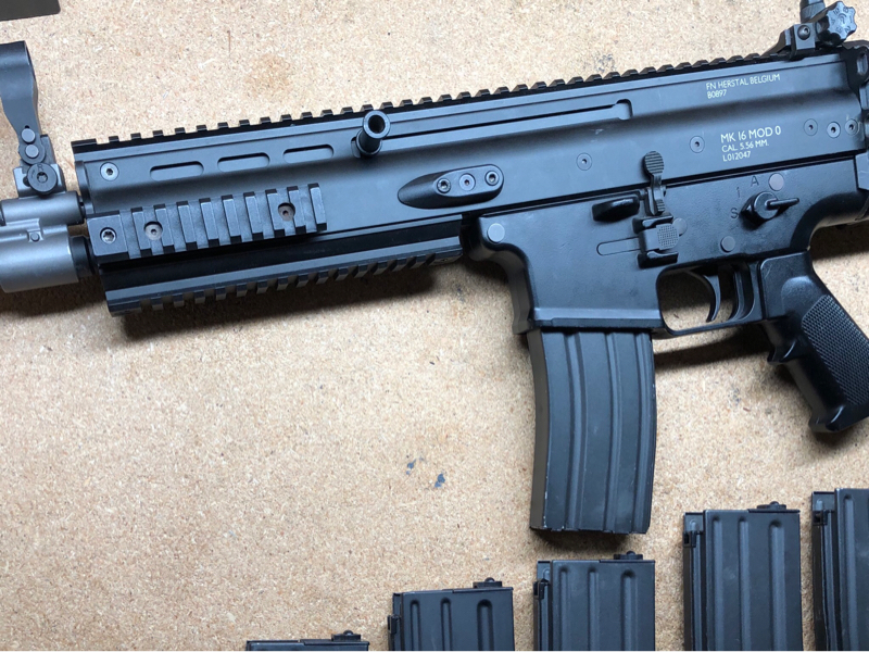 SOLD Upgraded Tokyo Marui Scar-L MK16 NGRS Next Gen Recoil Shock AEG ...