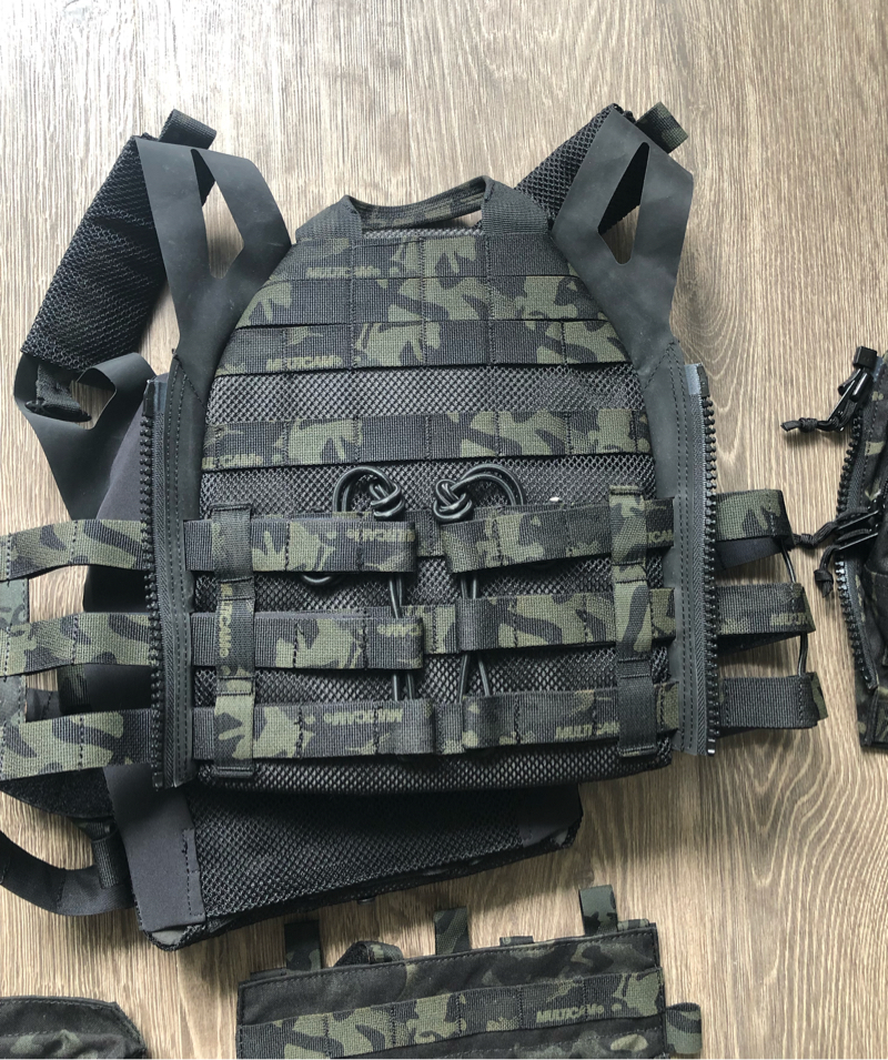 Porte plaque JPC multicam black BTP - Kombat - Heritage Airsoft