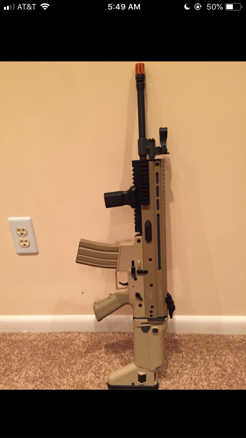 Sold Classic Army Scar L Hopup Airsoft