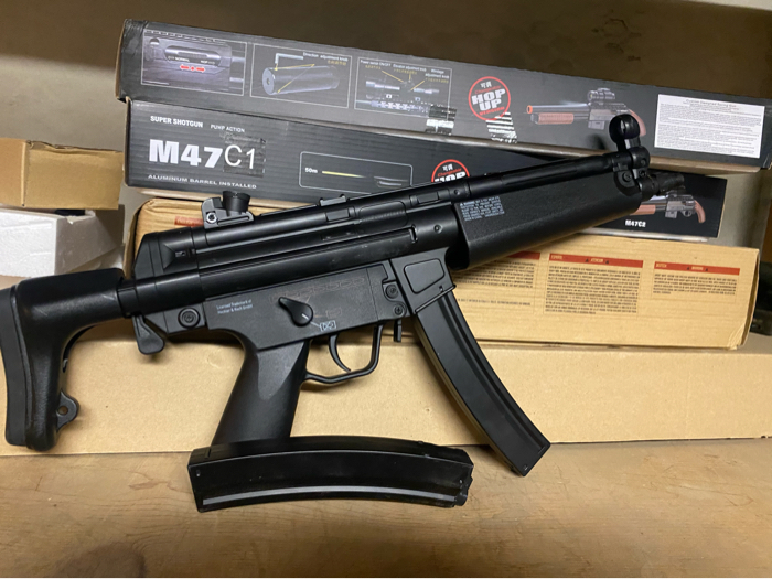 New Academy MP5A3 Submachine Gun Air Gun Airsoft Gun Rifle #17107 Model ABS Kit
