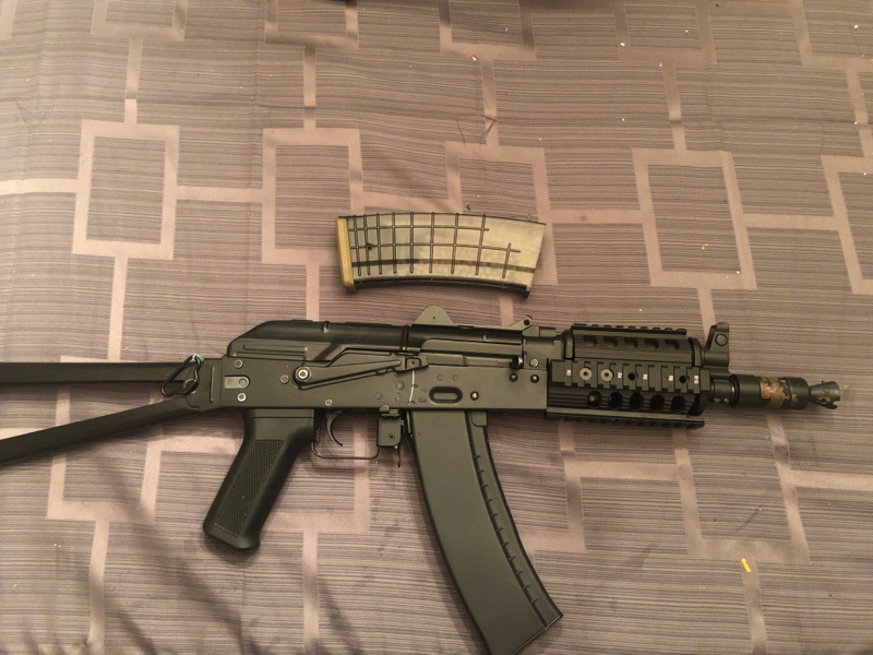 Sold Cyma Ak74u With Extra Mag 