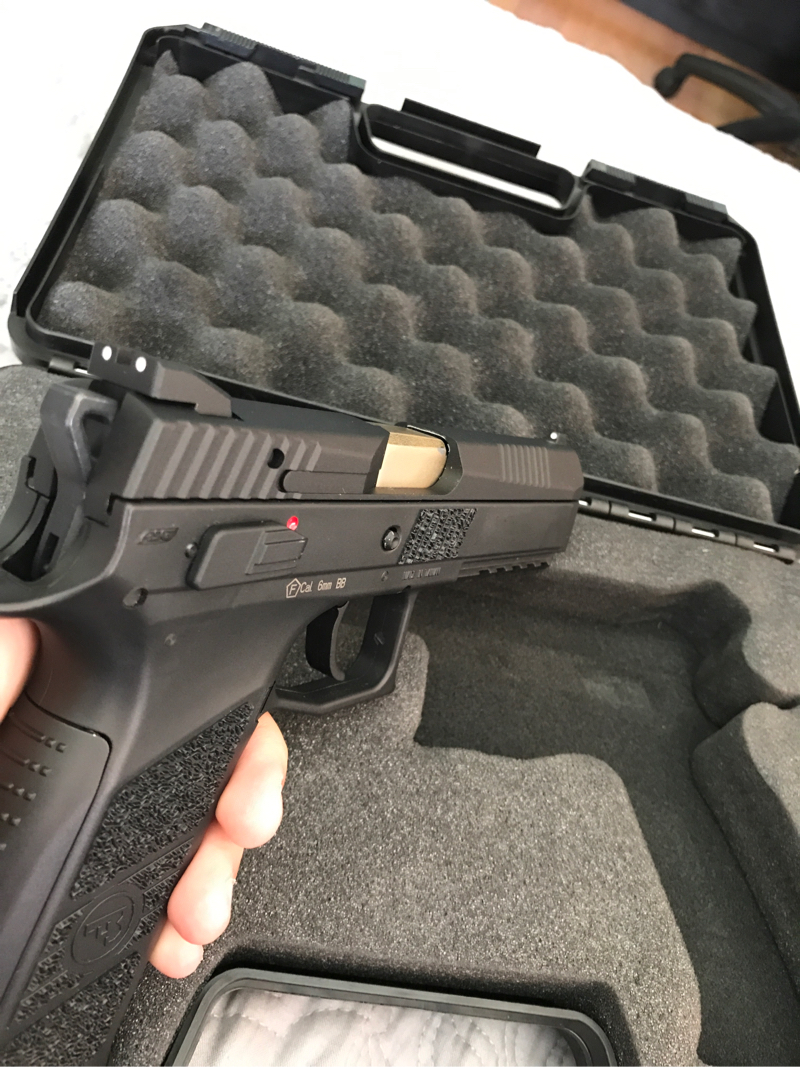 Sold New Cz P Gold Hopup Airsoft