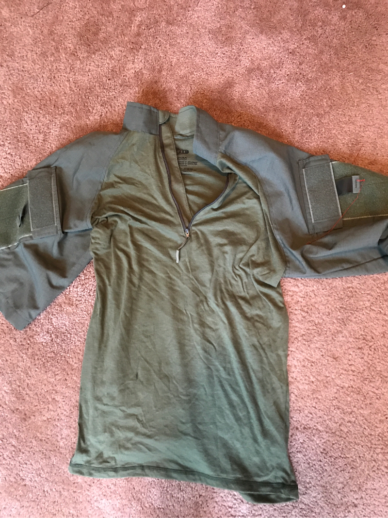 SOLD Short Sleeve OD Green Combat Shirt | HopUp Airsoft