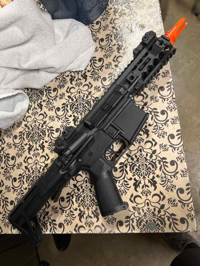 Classic Army M4 MK16 Skirmish ECS AEG Airsoft Rifle (Color: Black