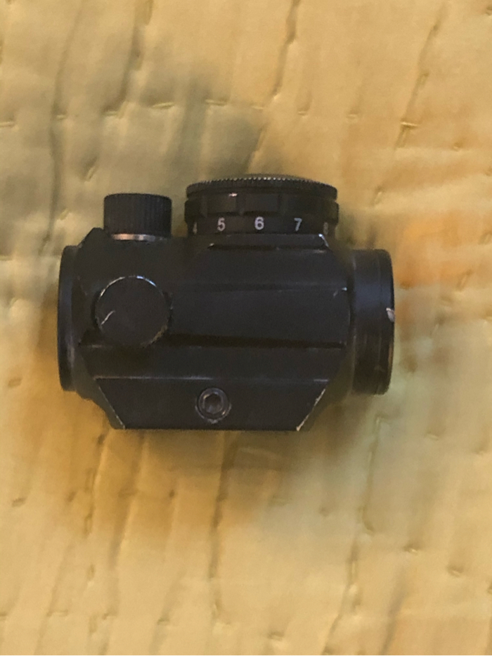 Aimpoint red dot replica with canted rail hopup airsoft