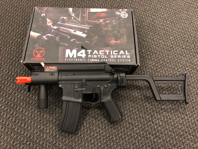 Sold Boneyard Ares Amoeba Ccr M Aeg Machine Pistol Hopup Airsoft