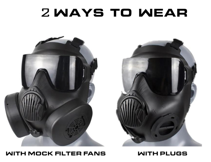 Mock Gas Mask w/Cooling Fans M50 style | HopUp Airsoft