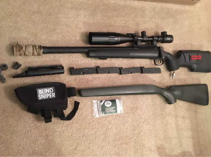 SOLD Built HPA Vsr10 Wolverine Bolt *EXTRAS* | HopUp Airsoft