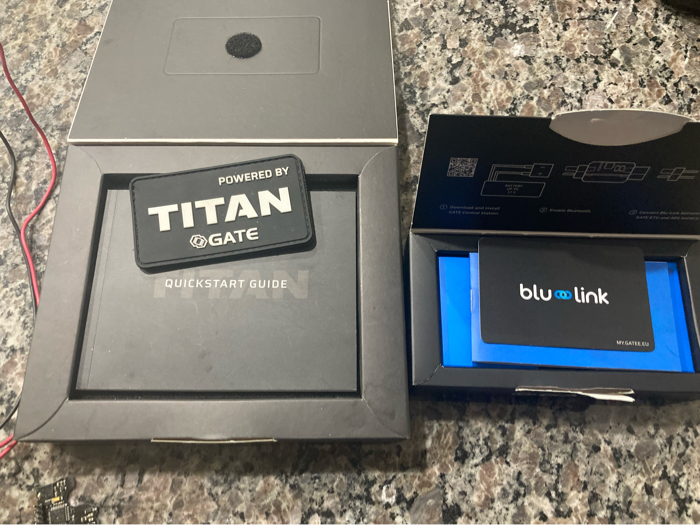 Used Gate Titan V2 NGRS Expert blu link set | HopUp Airsoft