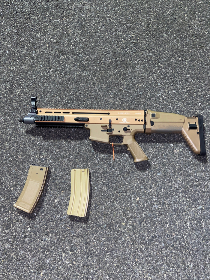 Sold Fn Herstal Licensed Scar L By Cybergun Cyma Hopup Airsoft