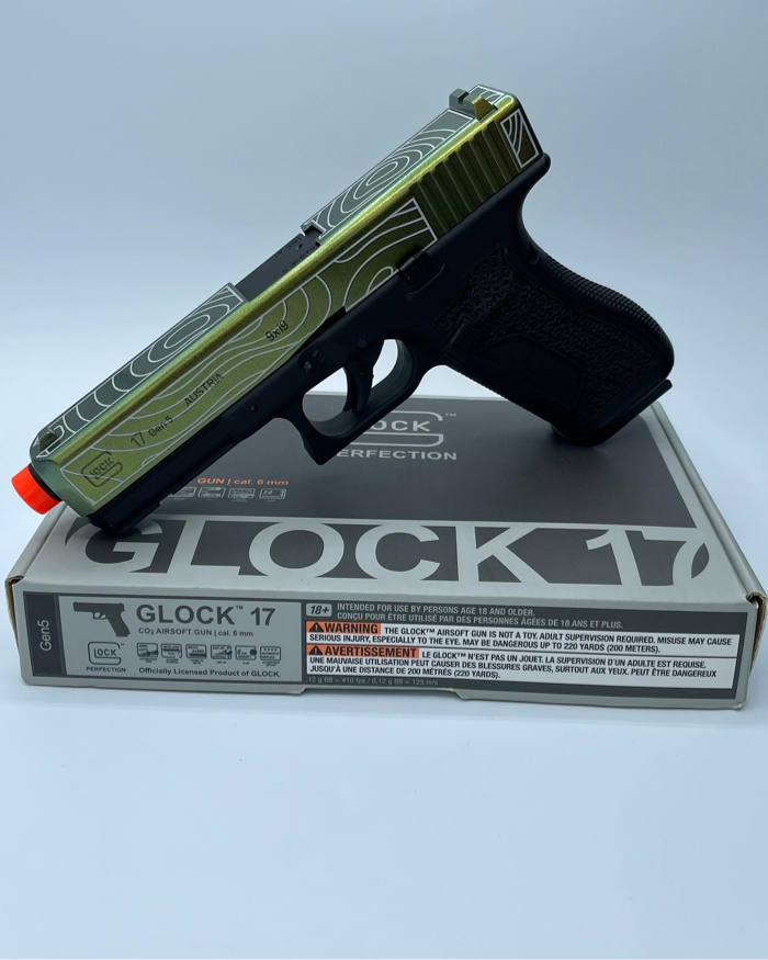glock 17 gen 4 custom paint