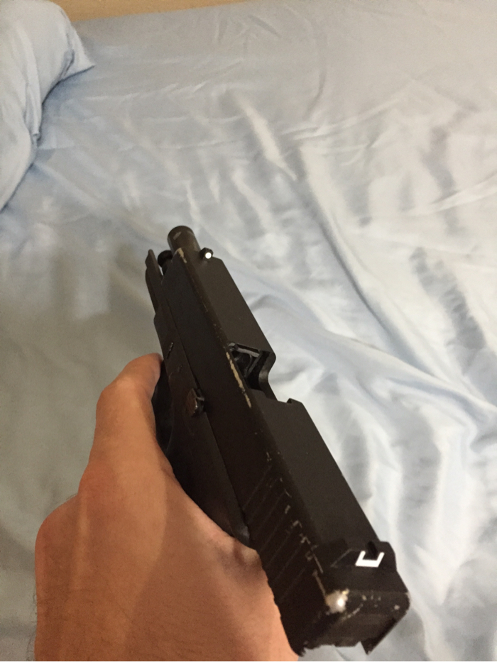 Glock On Bed