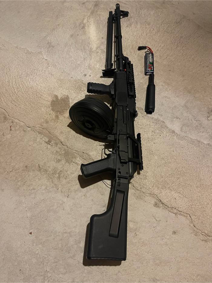 SOLD CYMA RPK-74 (HEAVILY MODIFIED) | HopUp Airsoft