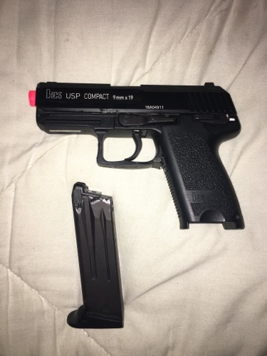 Sold Kwa Hk Usp Compact Hopup Airsoft